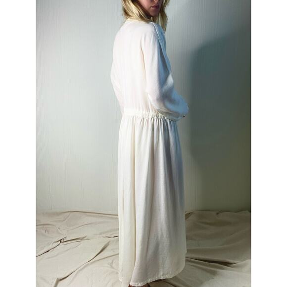 BLACK CRANE White Maxi Dress US MEDIUM - Picture 6 of 15